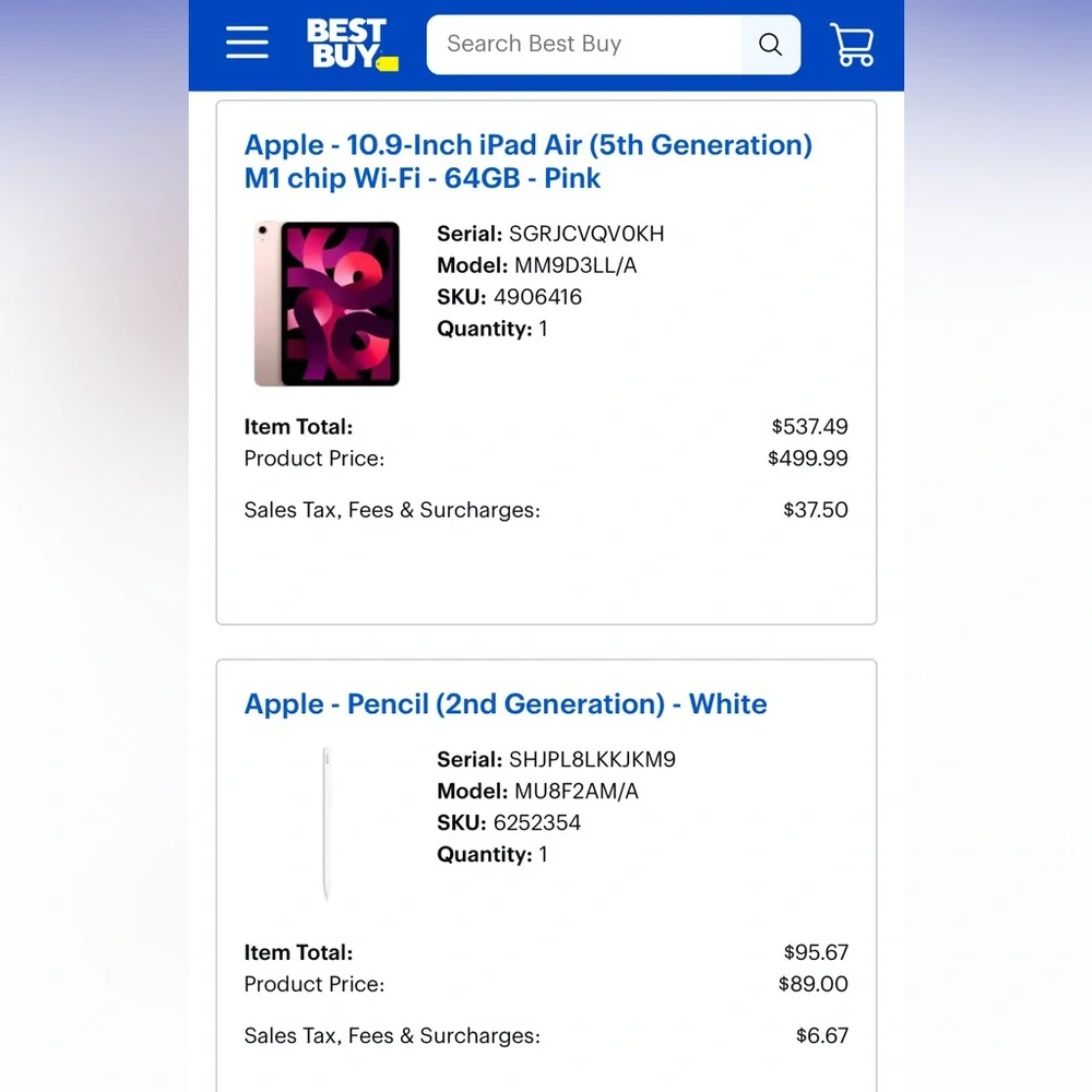 Apple iPad Air with Apple Pencil & Magic Keyboard